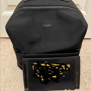 Mina Baie Gunmetal Nylon Midi Stevie